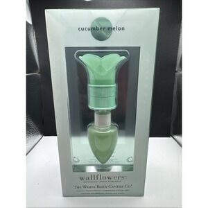 Bath & Body Works Wallflowers White Barn‎ Candle Cucumber Melon Retired Rare NIP